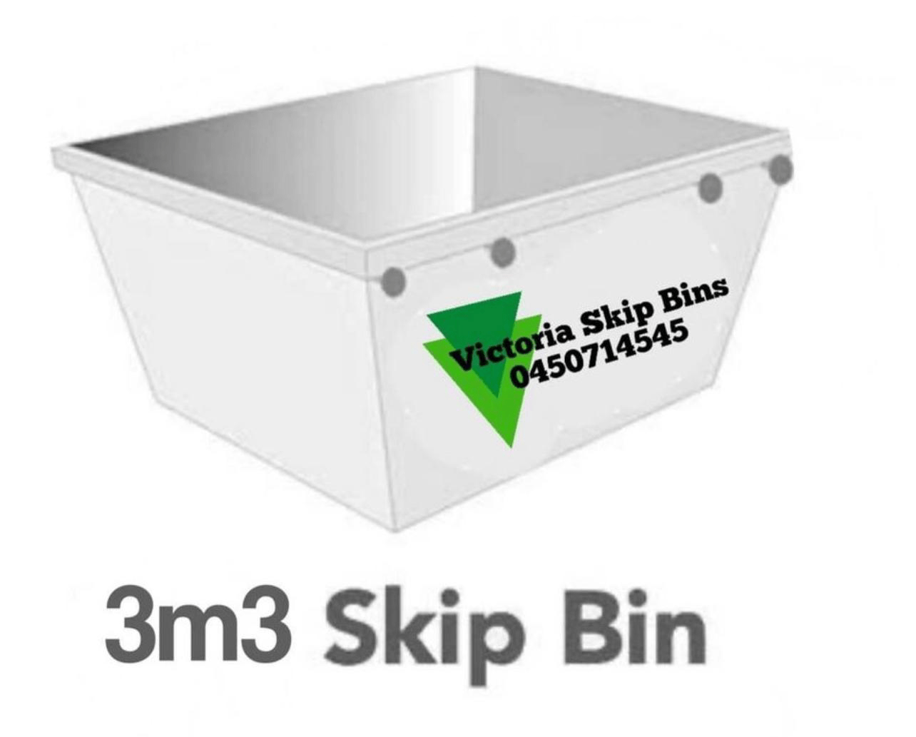 3 cubic metre (3m3) skip bin