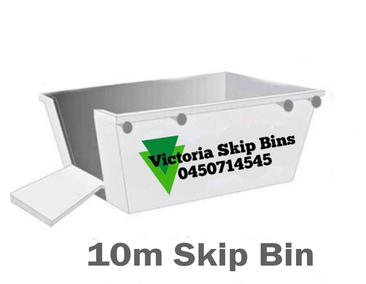 10 cubic metre (10m3) skip bin Large bin