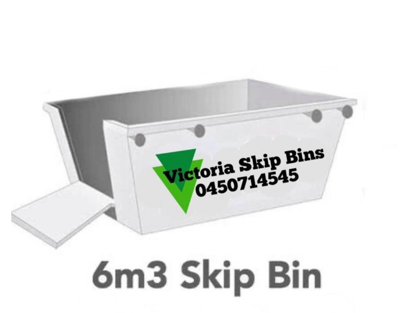 6 cubic metre (6m3) skip bin